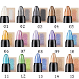 15 Color Highlighter Eyeshadow Pencil Waterproof Glitter Eye Shadow Eyeliner Pen